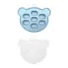 Popular Herramienta de Alimentación de Frutas y Verduras para Bebés de Amazon, Silicona de Grado Alimenticio, Alimentador de Frutas, Mordedera para Bebés