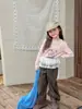 Mezcla premium de Tencel, suave como la seda, transpirable y amigable con la piel~ Camiseta de manga larga ajustada con estampado de conejito, estilo picante para niñas