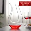 Vaso de cristal con un dispensador de vaso de vino Decantador botella de vino con asa