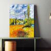Pintura sem Moldura de Paisagem Transfronteiriça Pintura para Pendurar no Quarto Pintura em Tela Pintada com Spray Núcleo Pintura Decorativa para Sofá Simples na Sala de Estar Fábrica