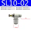 Conector de Engate Rápido para Tubo de Ar Tipo L Válvula Borboleta Válvula de Controle de Velocidade Conector de Válvula Reguladora de Metal Lsa/Sl6-01/Sl8-02