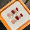 Taiwu [xiangfeng tridimensional] xiangfeng hecho a mano color suave armadura portátil venta al por mayor uñas postizas