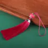 Borla Roscada con Cuentas DIY Nudo Chino Estilo Antiguo Colgante de Borla de Palacio Venta Directa de Fábrica de Ropa para Cojines