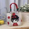 Bolso Nuevo de Punto con Hebilla Original, Bolso de Mano Portátil de Gran Capacidad para el Trabajo y Salidas, Bolso Pequeño Cuadrado para Viajes Diarios, Bolsa de Almacenamiento