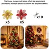 Conjunto de Natal Combinação de Flores de Natal Enfeites de Festa de Natal Simulados Árvore de Natal Presentes de Festival Guirlanda para Casa