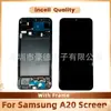 Adecuado para Pantalla Samsung A20 con Marco Incell Reparación y Reemplazo de Pantalla de Teléfono Móvil Samsung Reparación