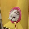 Nova Bolsa de Feltro para Pet, Bolsa de Ombro Portátil para Deslocamento, Grande Capacidade, Bolsa de Embalagem Fofa com Desenho Animado