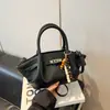 Bolsa de Mão de Grande Capacidade, Elegante Bolsa Transversal, Nova Moda Outono e Inverno 2025 Bolsa de Mão Simples, Bolsa de Cesta de Vegetais Plissada