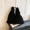 Bolso de Hombro de Felpa de Gran Capacidad para Otoño e Invierno para Mujer 2026 Nuevo Bolso de Hombro Bolso para el Trabajo Bolso Tote Casual