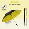 Paraguas de Golf Impermeable, Automático, Ampliado, Reforzado, Recubierto de Negro, Protección Solar, Mango Largo, Paraguas Recto, Protección UV