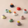 Pote de cerâmica floral feito à mão, bálsamo sólido estilo antigo, extrato de planta, fragrância duradoura, item popular para bancas de áreas culturais e cênicas, atacado