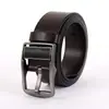 Cinturón Clásico de Hebilla de Pin Transfronterizo, Cinturón Retro para Hombre, Cinturón de Cuero Casual de Negocios, Listo para Venta al por Mayor