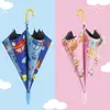 Varilla Recta de Fábrica Venta al por Mayor Paraguas de Dibujos Animados Paraguas Infantil Automático para Hombres y Mujeres Set Impermeable Parasol para Jardín de Infancia Paraguas con Mango Largo para el Sol