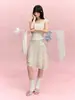 Falda de Lunares con Dobladillo Asimétrico para Mujer, Nuevo Estilo Verano 2026, Elegante Falda de Gasa con un Diseño Único para Mujeres Menudas