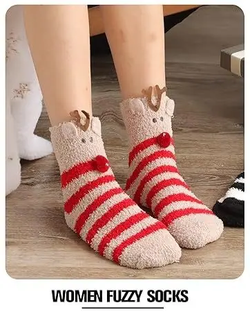 women fuzzy socks