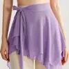 Falda de Malla para Cubrir en Yoga para Mujer, Anti-Exposición, Falda Corta Deportiva de Primavera y Verano para Fitness, Cubre-Cola de Una Pieza, Delantal para Correr