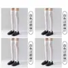 Calcetines Blancos Calcetines de Media Caña para Mujer Calcetines Finos de Verano Calcetines Largos hasta la Rodilla Jk Presión Adelgazante Primavera y Otoño Calcetines de Pantorrilla