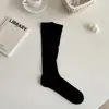 Meias de Algodão Puro Estilo Ballet de Verão para Mulheres, Meias Finas Antibacterianas até a Panturrilha, Meias Doces Absorventes de Suor e Respiráveis, Meias Felpudas para o Verão