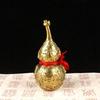 Calabaza de la suerte de latón puro 8cm11cm decoraciones para el hogar muebles de sala de estar oficina adornos de metal
