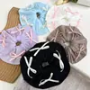 Mermaid plisado perlado de alta calidad con sentido de aro para el pelo de intestino grueso grande, cuerda para el pelo, lazo, accesorios para el pelo de moda, elegante y suave