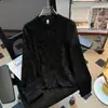 Camisa Jacquard Blanca de Manga Larga Estilo Chino Nuevo para Mujer, Blusa de Cuello Alto Nueva de Otoño 2026, Top Elegante y Hermoso