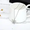 Collar de mariposa retro estilo europeo y americano, nuevo colgante de mariposa de temperamento simple de Amazon, cadena de clavícula para mujer, venta al por mayor