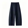 Pantalones cropped curvos de moda versátiles hechos a medida para mujer, nuevo estilo otoño 2026, de cintura alta, adelgazantes, de pierna recta, aptos para petite, de pierna ancha
