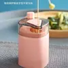 Caixa de Palitos Criativa Tipo Empurrar Porta-Palitos Automático Recipiente de Palitos Portátil Caixa de Palitos Quadrada Transparente Nórdica Atacado
