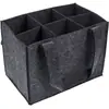 Bolsa de fieltro para vino de 6 botellas Bolso de mano Promocional Simple de fieltro Vino tinto Bolsa para vino y cosméticos Multifuncional Vino