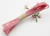 Venta al por mayor de fábrica cuerda de papel de paja raffia material tejido a mano DIY jardín de infantes flores empaque para hornear cuerda de papel de doble hebra
