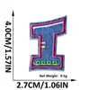Adesivos de Tecido Bordados com 26 Letras em Inglês, Adesivos de Patch, Jeans Laváveis Sem Costura, Patches para Decoração de Roupas, Adesivos para Bagagem