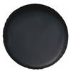 Funda de Neumático de Repuesto para Coche de Fábrica Cuero PVC SUV Camión Vehículo Todoterreno RV Cubierta Exterior para Rueda Color Negro Puro