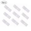 9PCs Roupa íntima com fivela de fileira estendida Sutiã com fivela estendida Fivela estendida Elástico Três fileiras Duas fivelas Anel Gancho
