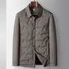 Chaqueta de Plumas para Hombre Otoño e Invierno 90% Plumón de Pato Blanco Cálida Camisa de Estilo Top Juvenil Casual de Negocios Ligero Abrigo de Plumas