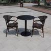Mesas y Sillas de Ocio para Exteriores al por Mayor Resistentes a Altas Temperaturas Desgaste Anti-UV Impermeables Mesas y Sillas de Ocio para Exteriores de Restaurante