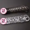 Manga de Bloqueio de Sêmen, Hipoalergênica, Anti-Ejaculação, Manga Dente de Lobo, Manga de Extensão de Cristal, Manga de Pênis Oca, Manga de Pênis, Brinquedo Sexual Adulto