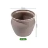 Vaso de plástico imitando cerâmica, fabricado por atacado, modelo curto, para suculentas, estilo retrô, decorativo.