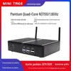 Mini computador Intel NUC quad-core N3160/N3700 dual network dual HDMI portátil micro host áudio e vídeo doméstico