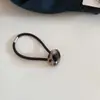 Estilo Coreano Retro Simple Banda de Goma Alta Elasticidad Cuerda para el Cabello Lazo de Cabello de Gama Alta Versátil Lazo para Cola de Caballo Alta Accesorios para el Cabello para Mujeres