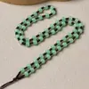 Corda para Colar Cheia de Contas Masculina e Feminina, Cordão de Jade, Cordão para Pingente, Cordão Cheio de Contas de Jade para Pingente, Cordão para Pescoço, Corrente de Contas de Jade, Cordão para Pingente