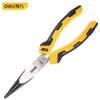 Ferramenta Deli DL0102 alicate de ponta multifuncional 6 polegadas 8 polegadas grau industrial elétrico aço de alto carbono grau profissional pequeno manual