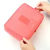 Bolso Cuadrado Simple de Color Sólido Portátil Bolso de Cosméticos Portátil Bolsa de Almacenamiento Multiusos Gran Capacidad Bolsa de Lavado de Viaje