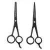 Tesoura preta de 6,5 polegadas tesoura de cabeleireiro tesouras de cabelo tesouras de cabeleireiro pretas tesouras finas para franja outlet de fábrica