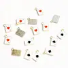 Accesorios de joyería estilo coreano personalidad creativa estilo Joker corazones picas un colgante de carta de póker bolsa de materiales para pendientes DIY