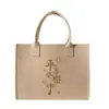 Bolso nuevo de fieltro de gran capacidad, bolso de mano de fieltro simple, regalo corporativo, logo personalizable, múltiples colores disponibles