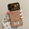 Cordón con pegatina floral apto para funda de teléfono Apple 18pm iphone17 nuevo de mujer 16 retro 15 Otoño/Invierno 13 mujeres