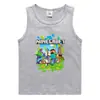 Chal de Verano 2026 para Niños Estilo Coreano Algodón Casual Camiseta Interior Absorbente de Sudor Color Sólido Dulce Sin Mangas Sudadera para Niños