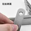 Código de ángulo de acero inoxidable engrosado de 90 grados alargado soporte en forma de L soporte de placa de capa de ángulo recto pieza de fijación conector de ángulo de hierro