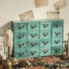 Gran Gabinete de Almacenamiento de Madera para Escritorio con Cajones para Escritorio de Dormitorio, Caja de Almacenamiento Multicapa para Cinta y Planificador, Organizador de Escritorio Estilo Japonés