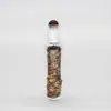 En stock 10 frascos de vidrio para aceites esenciales de bola rodante esmerilada color café Frasco secundario con cuenta de masaje color café Frasco de 10 ml para aceites esenciales